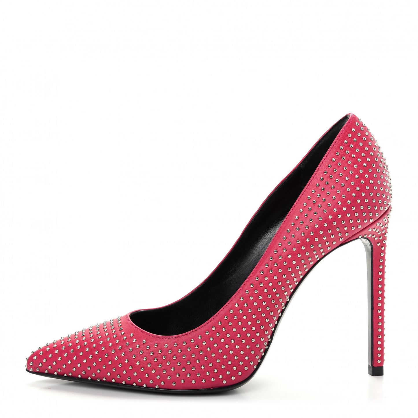 Calfskin Micro Stud Paris 105 Pumps 38 Fuchsia