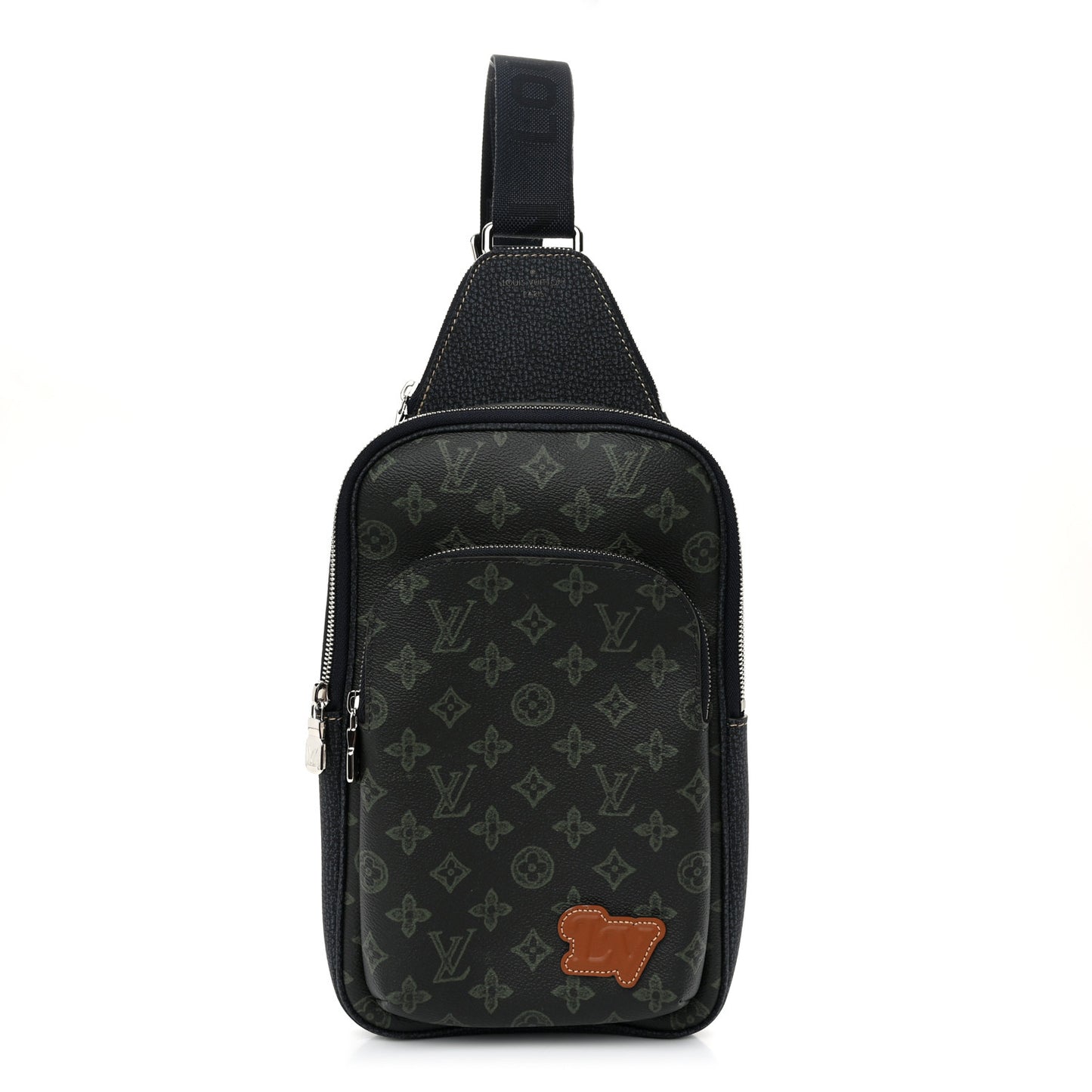 Monogram Record Fall Avenue Sling Bag Dark Green