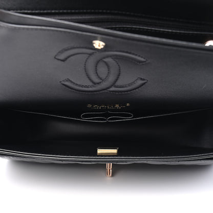 Chanel Lambskin Quilted Medium Double Flap Black 4 of 5