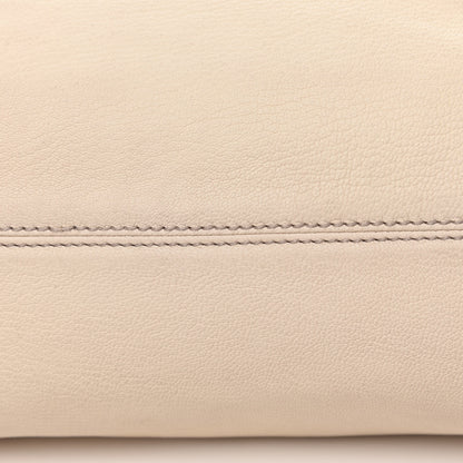 Dolce & Gabbana Goatskin Large Miss Sicily Leopard Heart Satchel Ivory 9 of 16