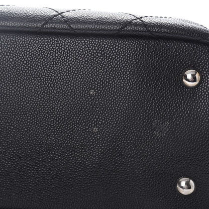 Chanel Grained Calfskin Shopping Fever Tote Black 10 of 11