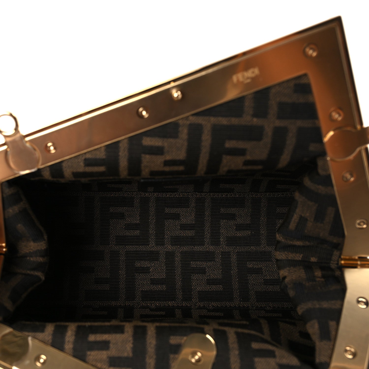Fendi Shiny Nappa Small Fendi First Black 5 of 9