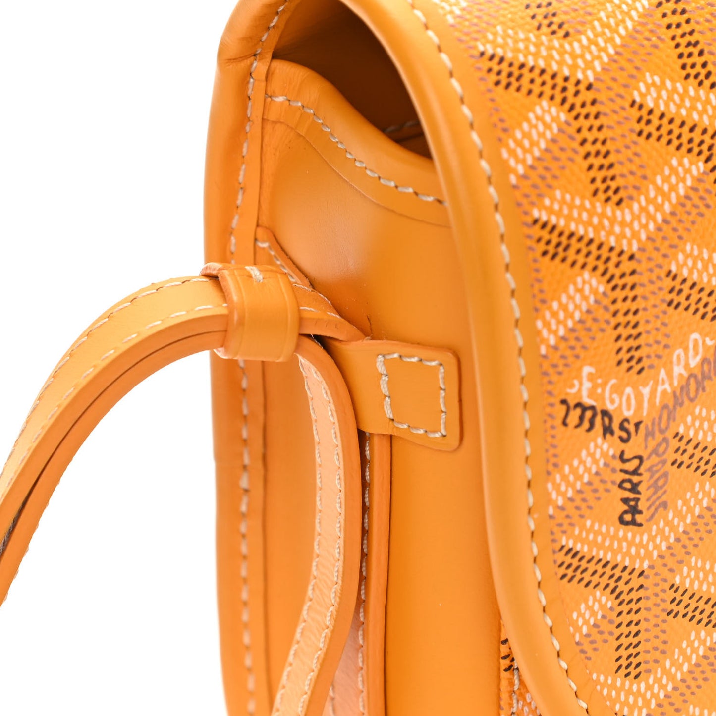 Goyardine Belvedere II PM Messenger Bag Yellow