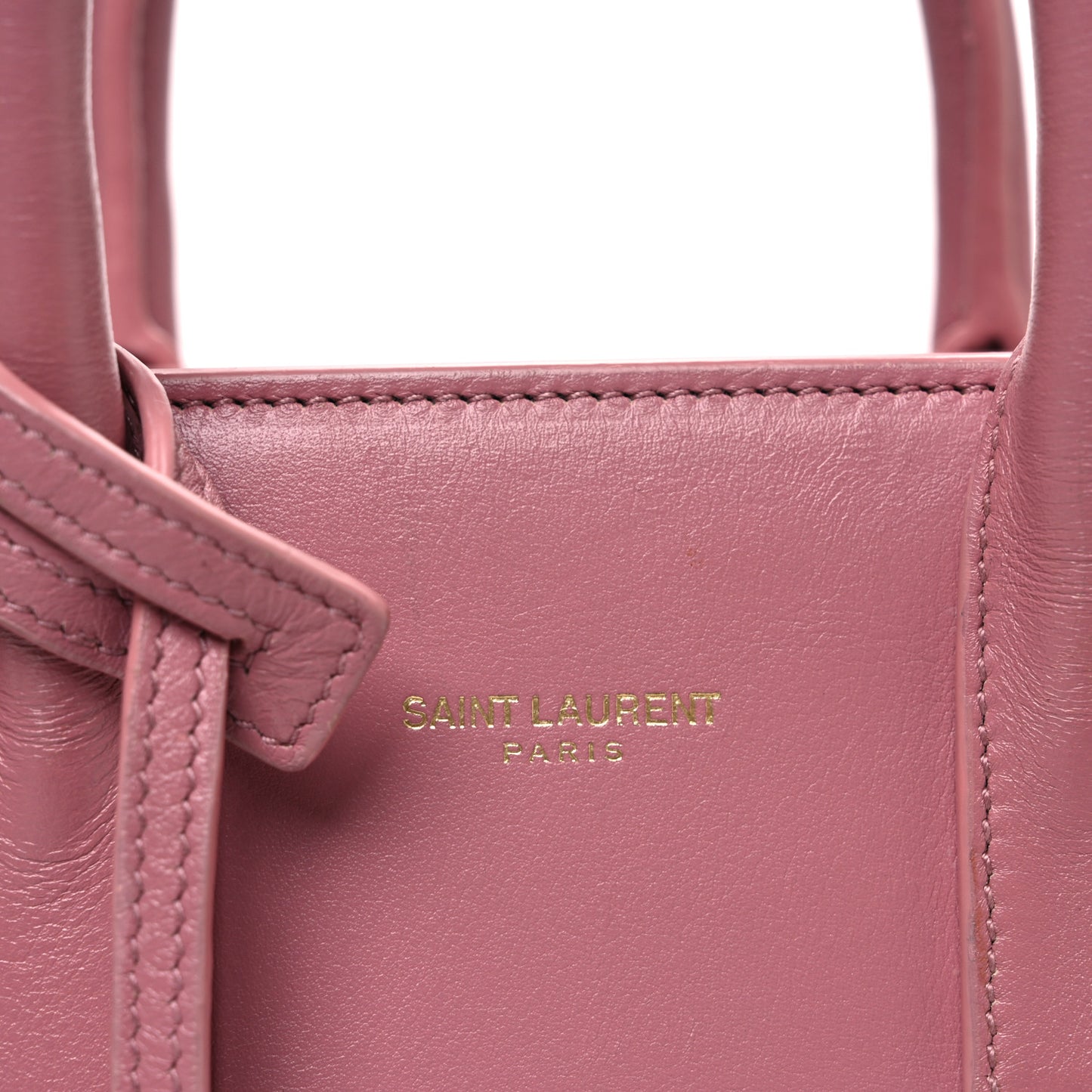 Calfskin Nano Sac De Jour Rose Dark