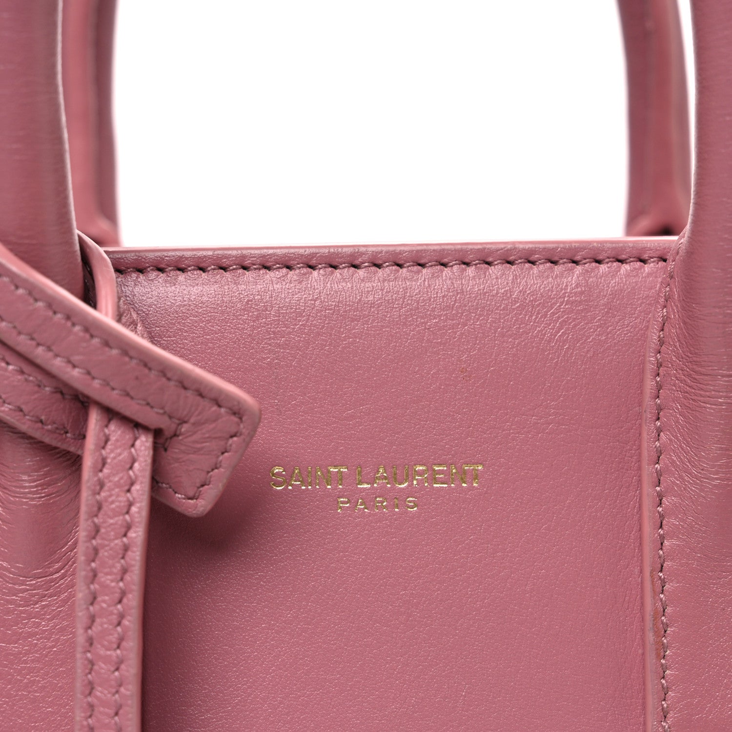 Saint Laurent Calfskin Nano Sac De Jour Rose Dark 7 of 9