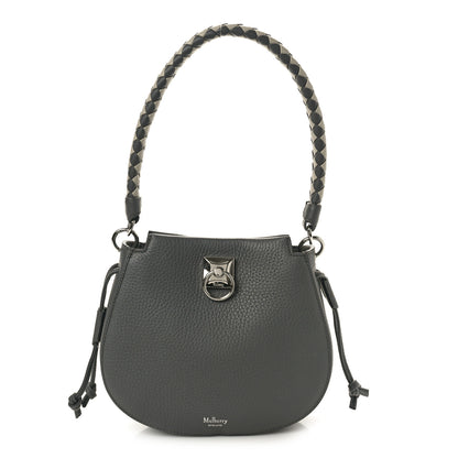 Mulberry Heavy Grain Mini Iris Hobo Charcoal 1 of 9