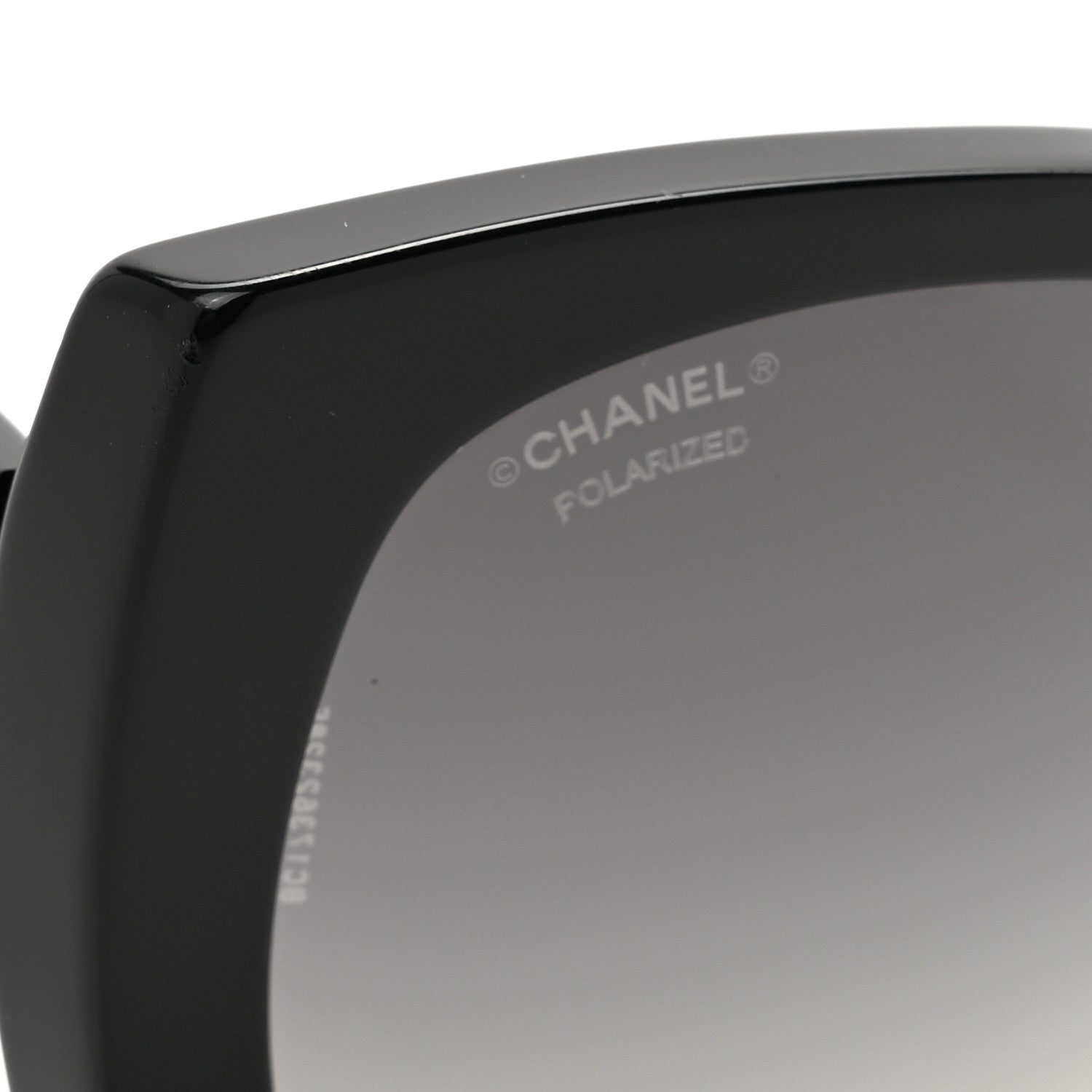 Chanel Acetate Square CC Heart Sunglasses 5519 Black 7 of 8