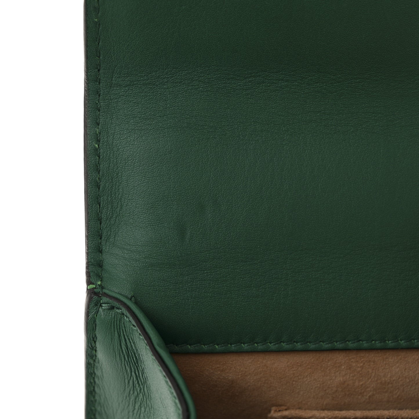 Calfskin Studded Small Padlock Shoulder Bag Emerald