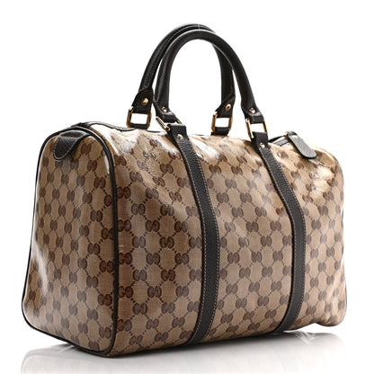 Gucci Crystal Monogram Medium Joy Boston Dark Brown 3 of 9