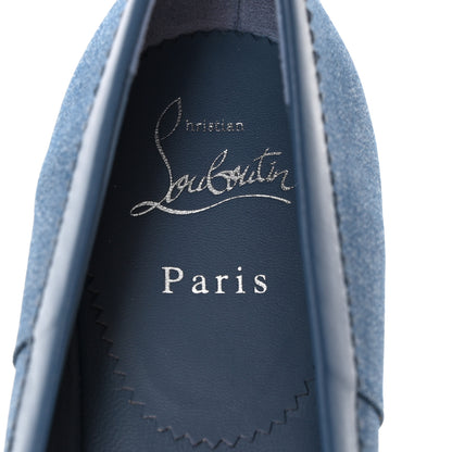 Christian Louboutin Denim Mamadrague Flats 40.5 Blue 7 of 9