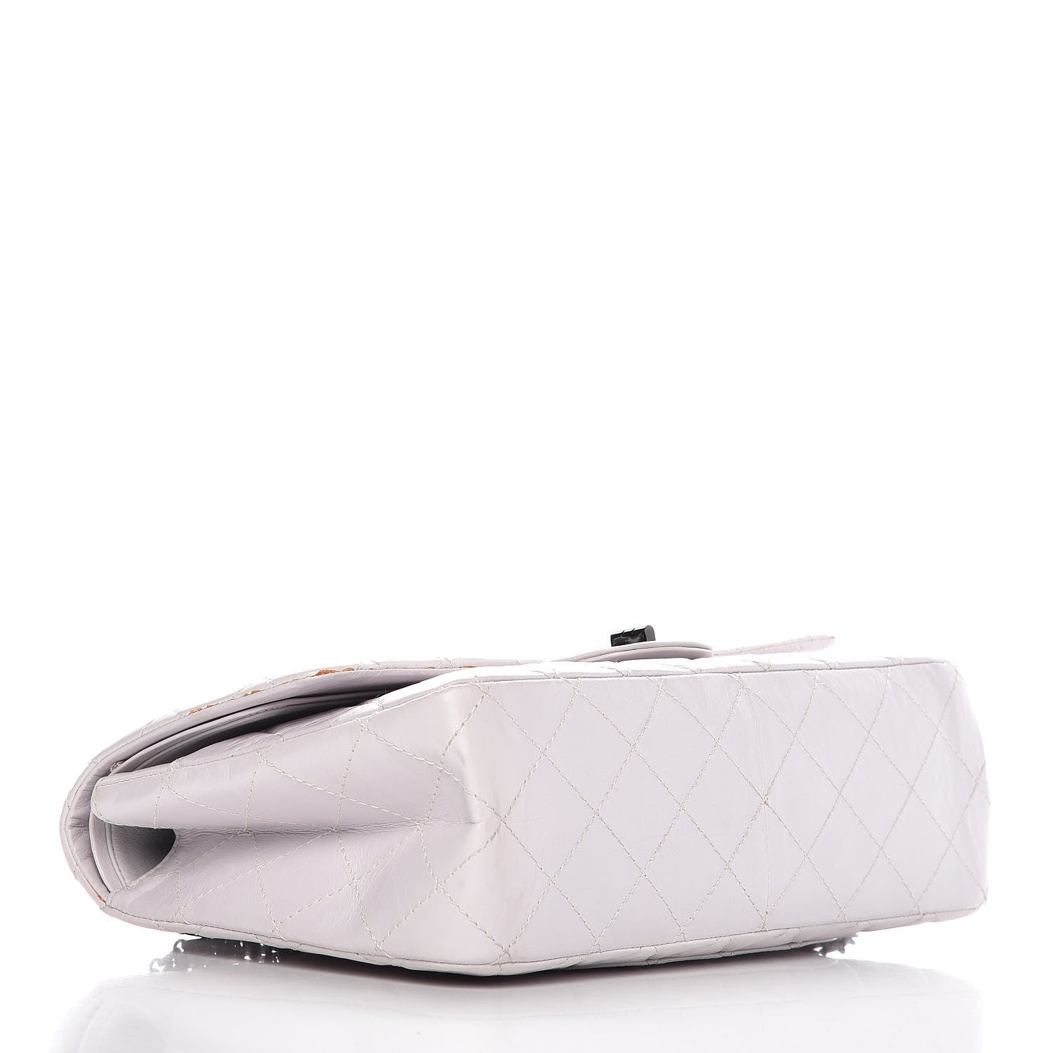 Chanel Aged Calfskin Quilted 2.55 Reissue 227 Flap White 5 of 13