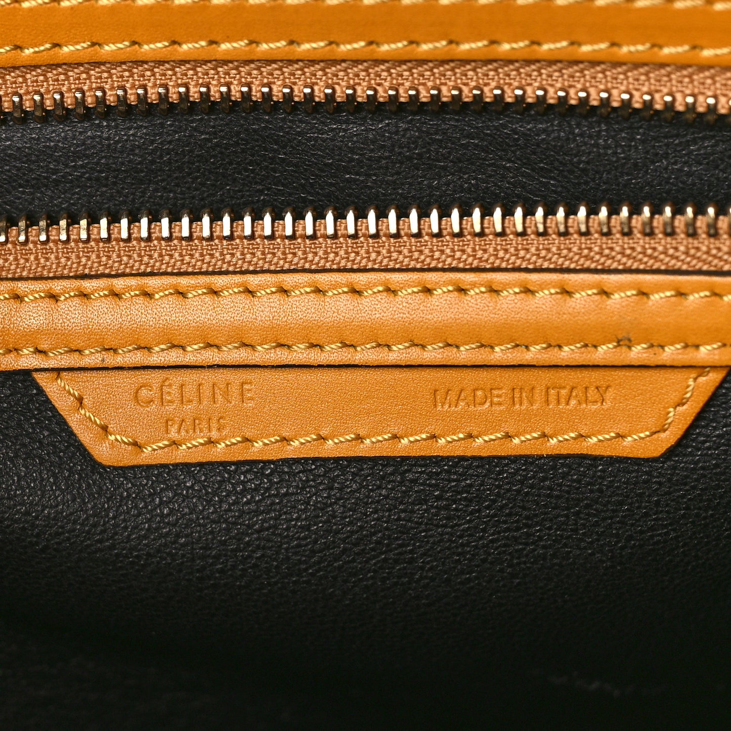 Smooth Calfskin Micro Luggage Amber