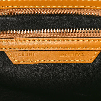 Celine Smooth Calfskin Micro Luggage Amber 6 of 11