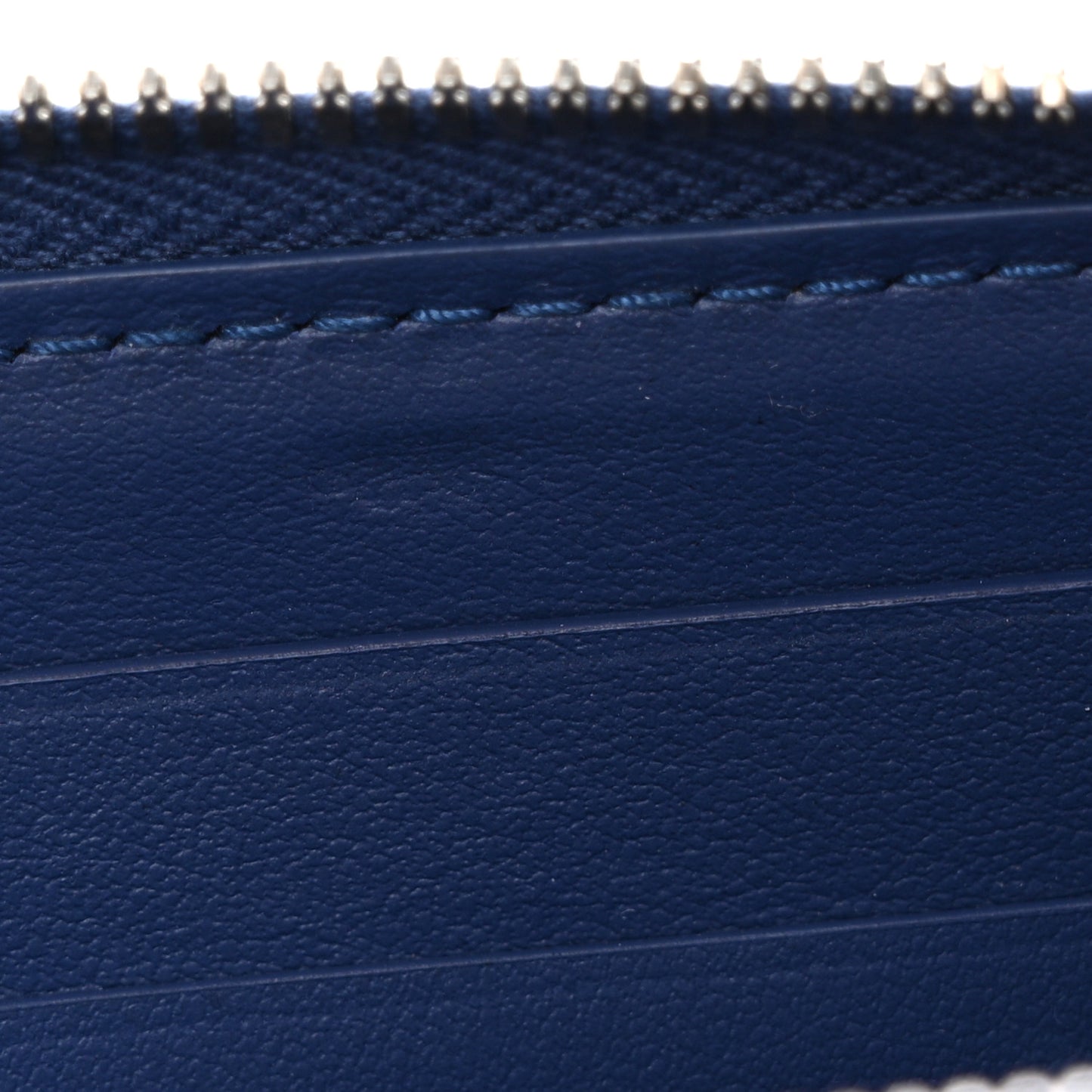 Nappa Intrecciato Zip Around Wallet Thunder