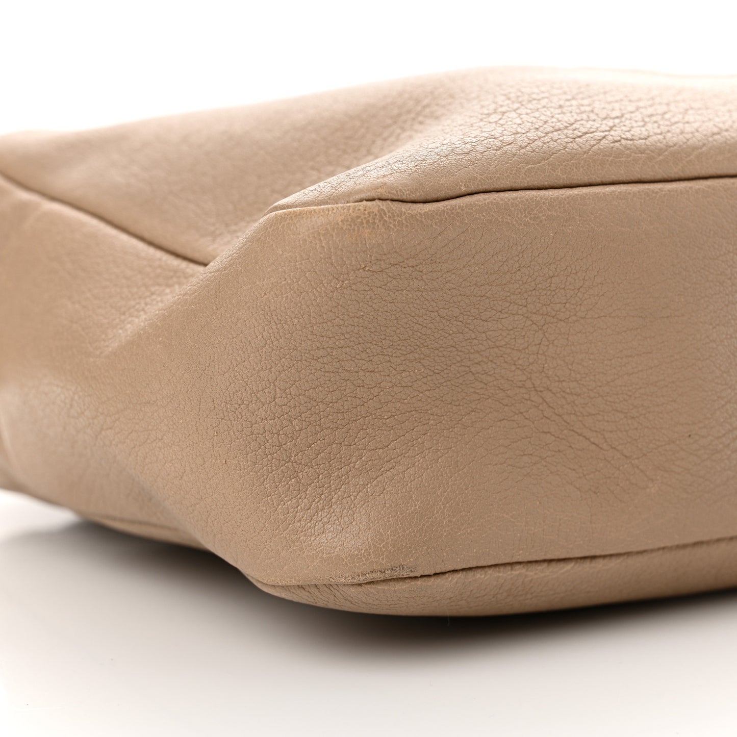 Lambskin Monogram Small Lou Camera Bag Dark Beige