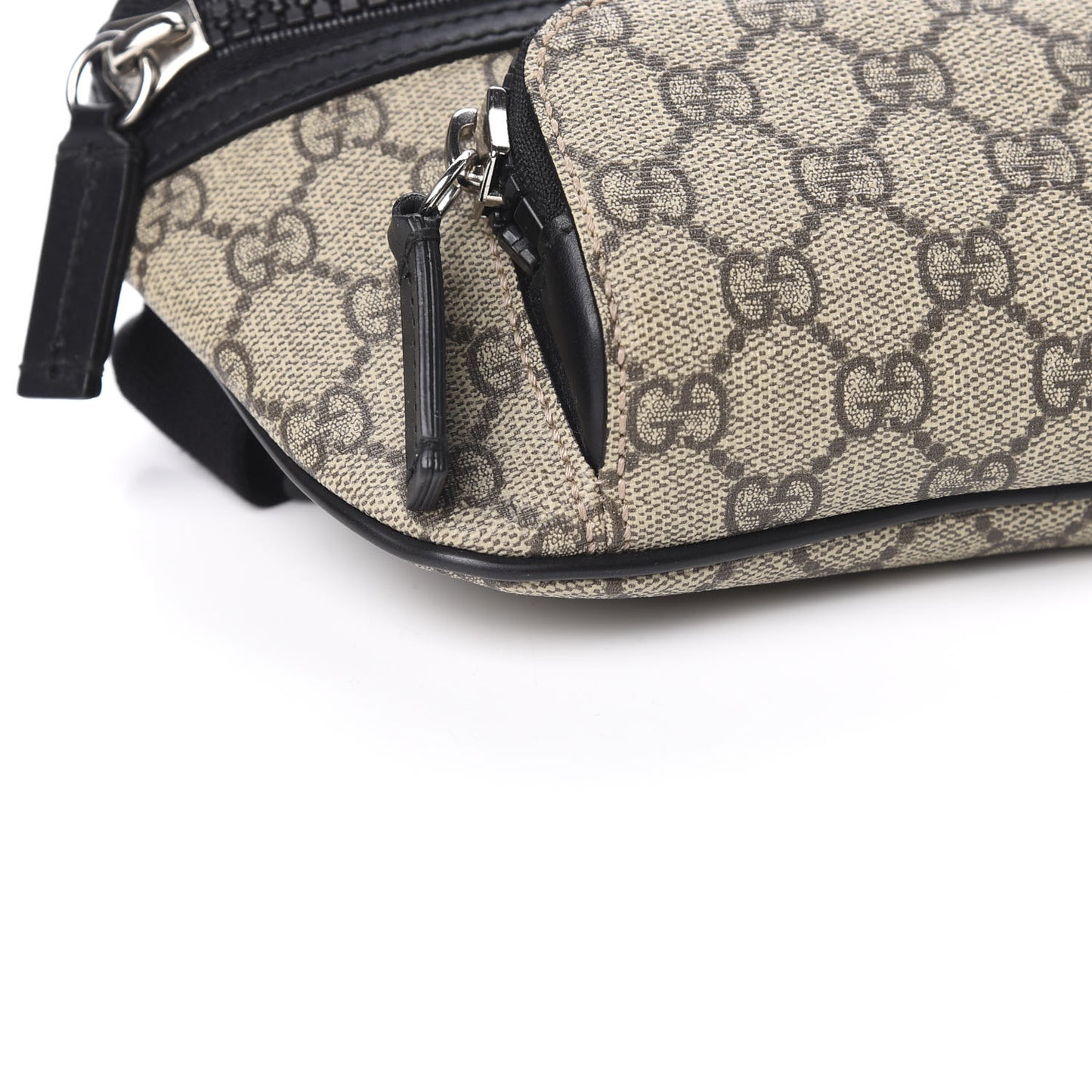 GG Supreme Monogram Belt Bag Black