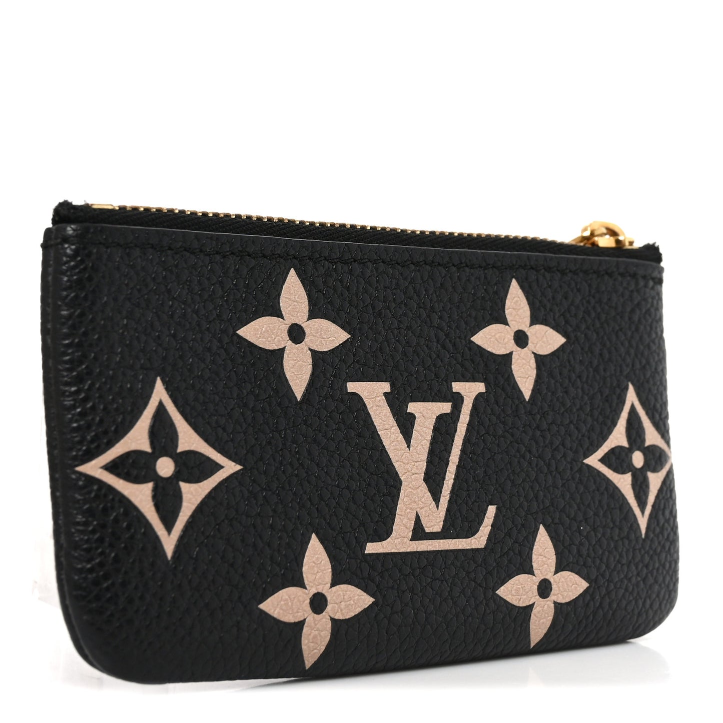 Empreinte Monogram Giant Key Pouch Black Beige