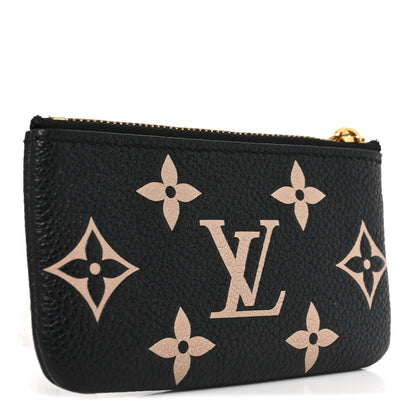 Louis Vuitton Empreinte Monogram Giant Key Pouch Black Beige 3 of 7