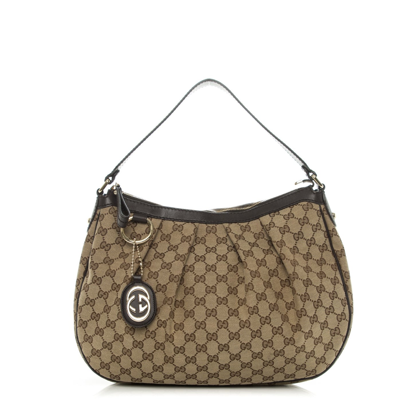 Monogram Medium Sukey Hobo Dark Brown