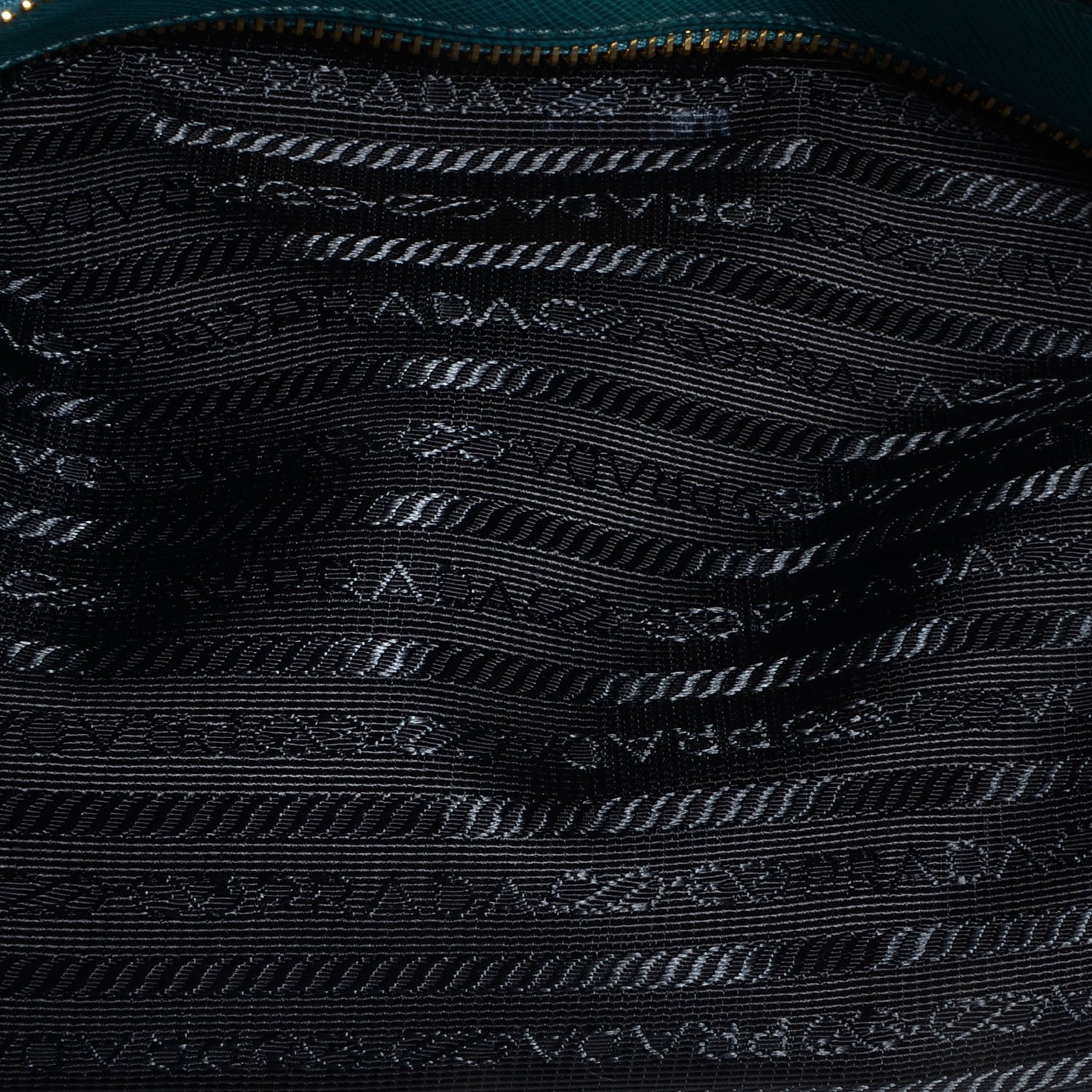 Prada Saffiano Lux Large Double Zip Tote Ottanio 9 of 11