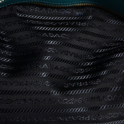 Prada Saffiano Lux Large Double Zip Tote Ottanio 9 of 11