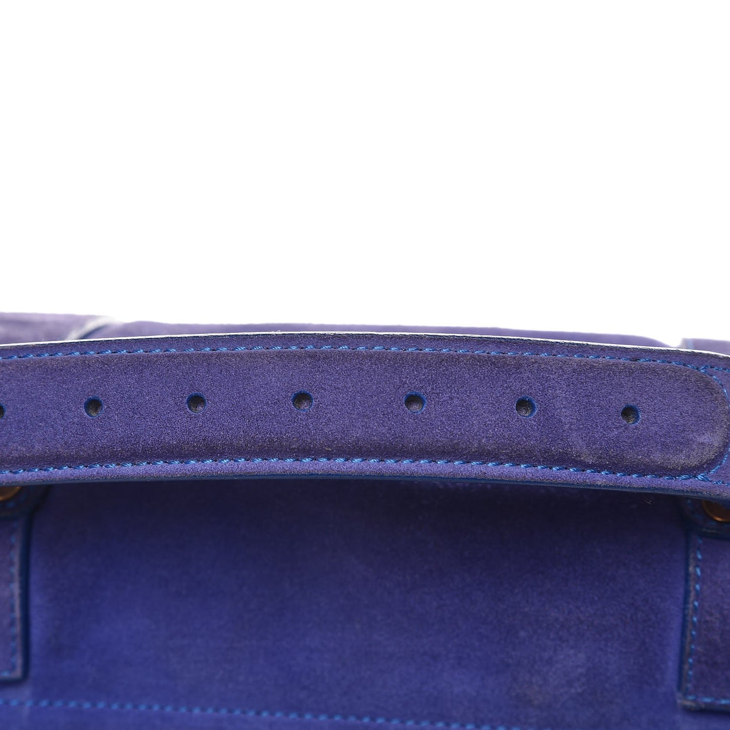 Suede PS1 Large Satchel Cobalt