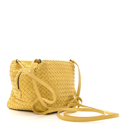 Bottega Veneta Nappa Intrecciato Cube Messenger Chartreuse 3 of 17