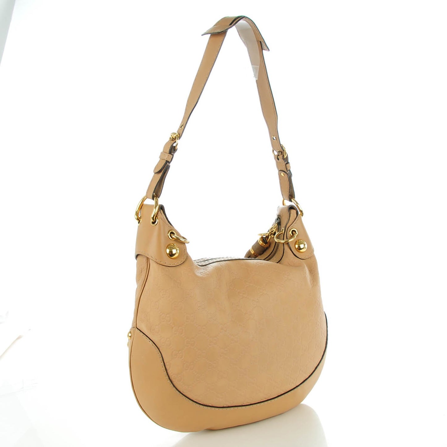 Guccissima Babouska Hobo Beige