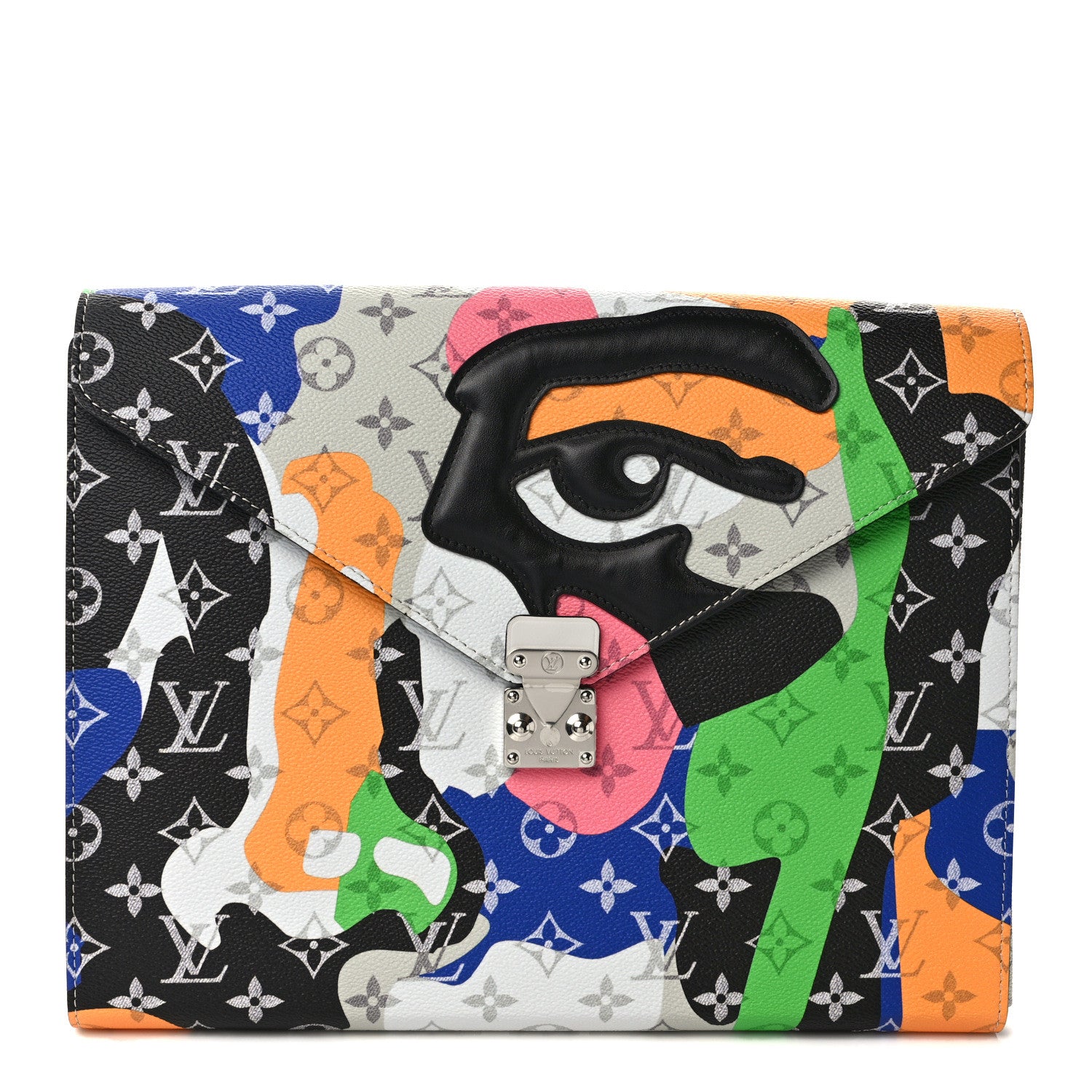 Louis Vuitton Monogram Portrait Mark Folder Laptop Sleeve Multicolor 1 of 7