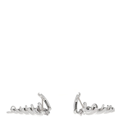 Tiffany Sterling Silver Forge Drop Link Earrings 3 of 5