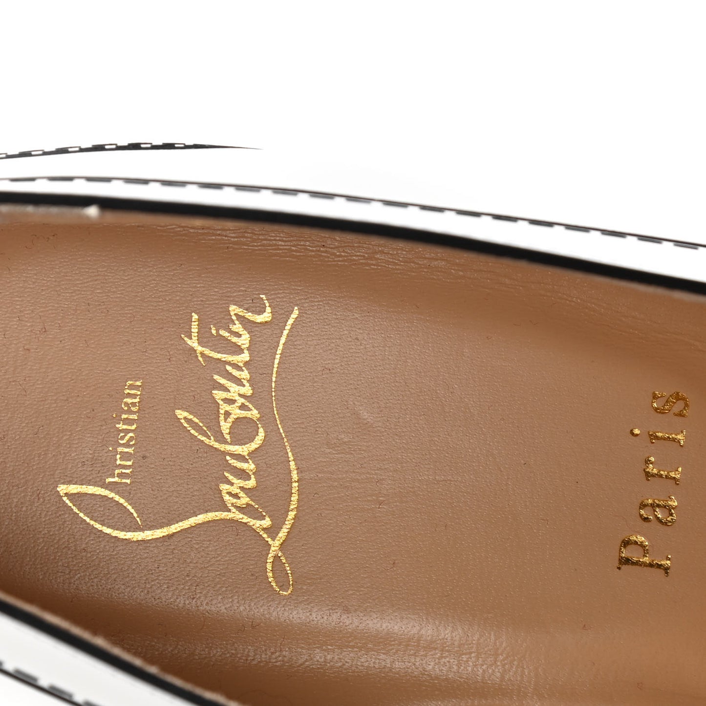 Calfskin Women Mocalaureat Tromp L'oeil Loafers 36.5 White