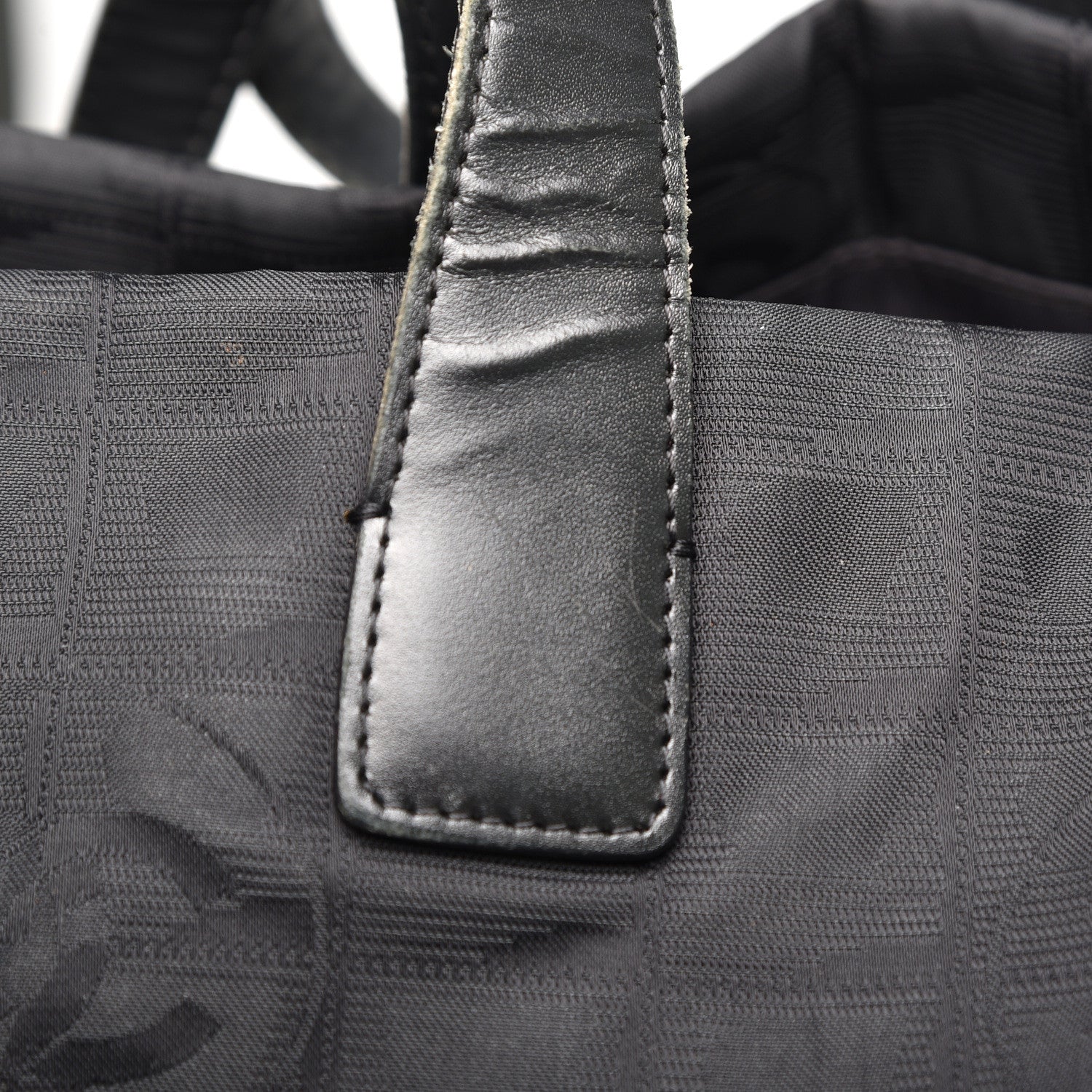 Chanel Nylon Travel Laptop Tote Black 10 of 10