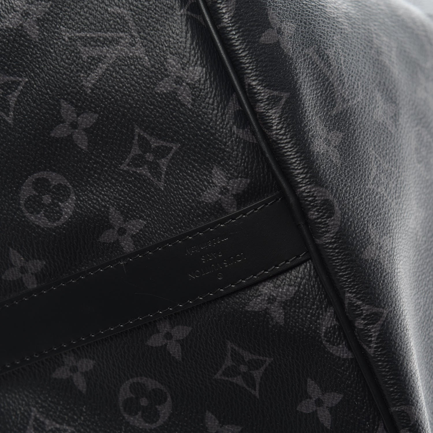 Louis Vuitton Monogram Eclipse Keepall Bandouliere 55 8 of 8