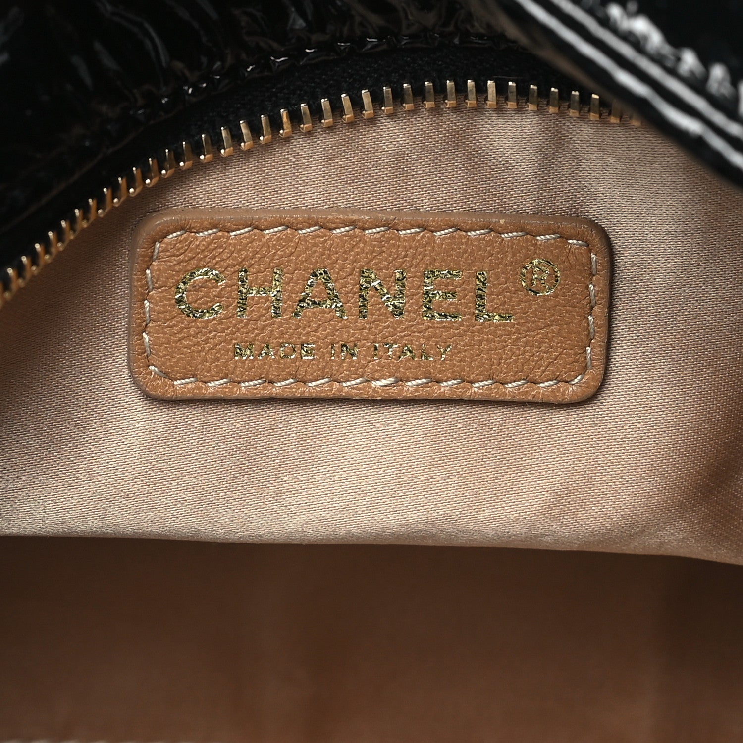Chanel Vinyl Rock and Chain Small Bowler Black 6 of 10