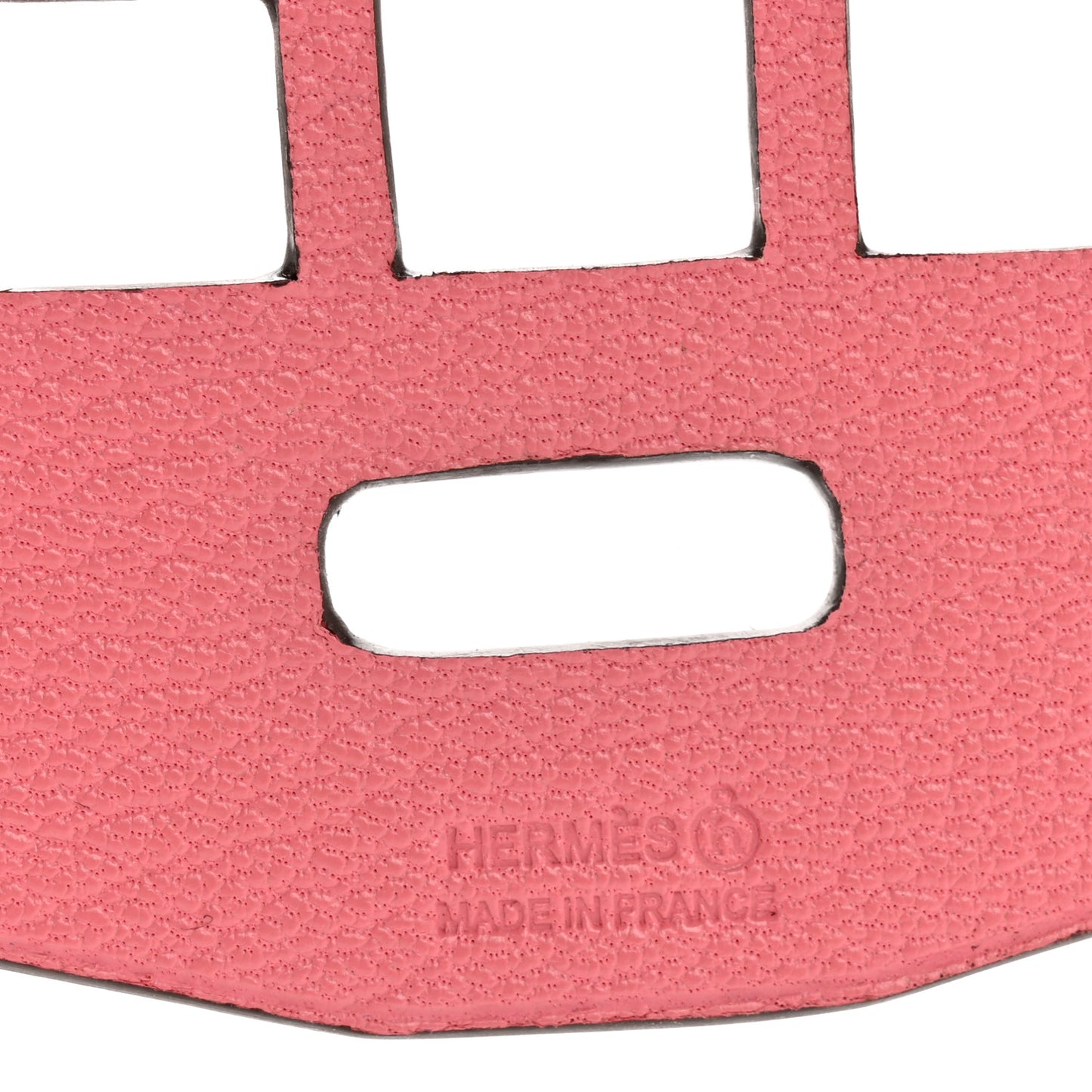 Taurillon Clemence Chevre Mysore Petit H Kiosque 3H Bag Charm Bleu Nuit Rose Azalee