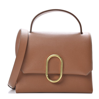 3.1 Phillip Lim 3.1 Calfskin Mini Alix Top Handle Satchel Tan 1 of 12