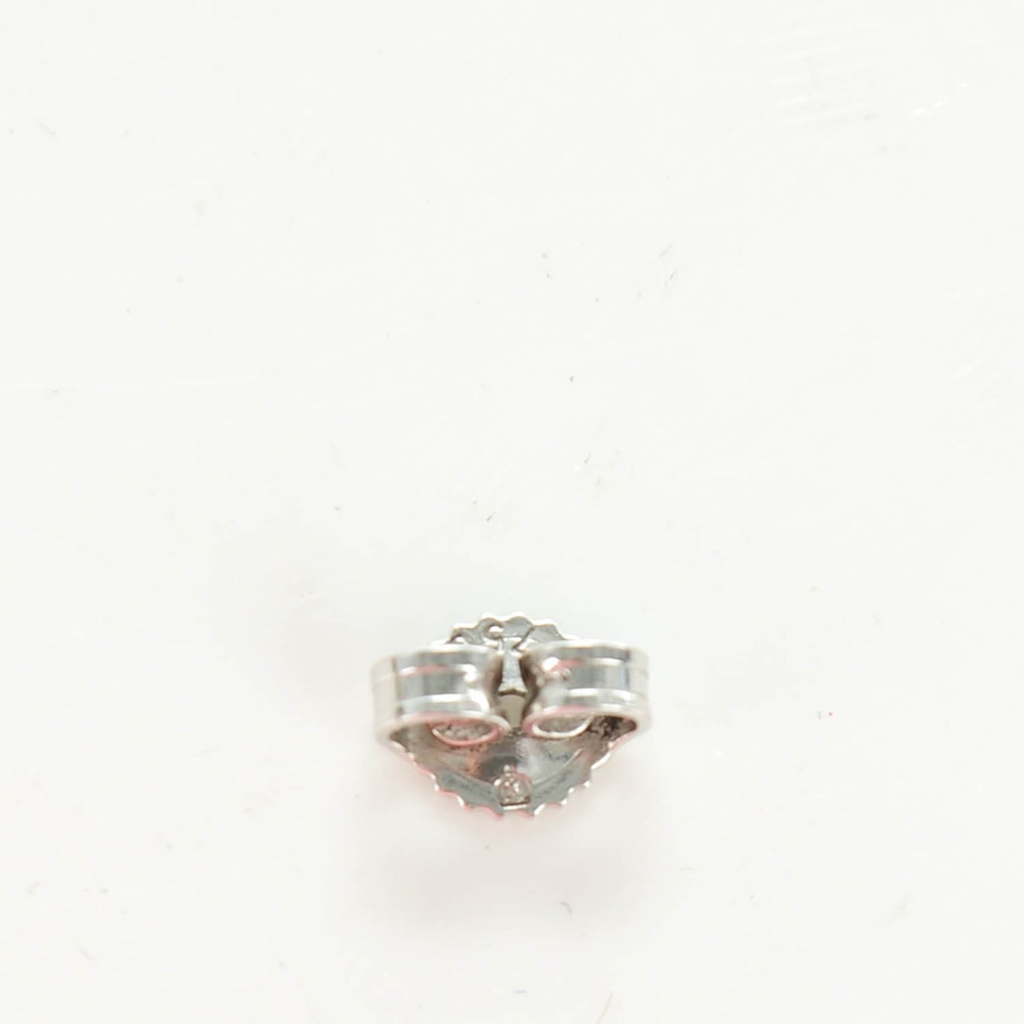 18K White Gold Diamond 7mm Pearl Stud Earrings