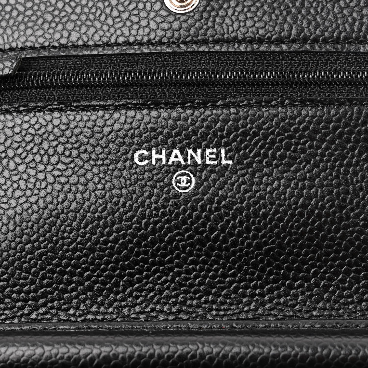 Chanel Caviar Quilted Wallet on Chain WOC Black 6 of 12