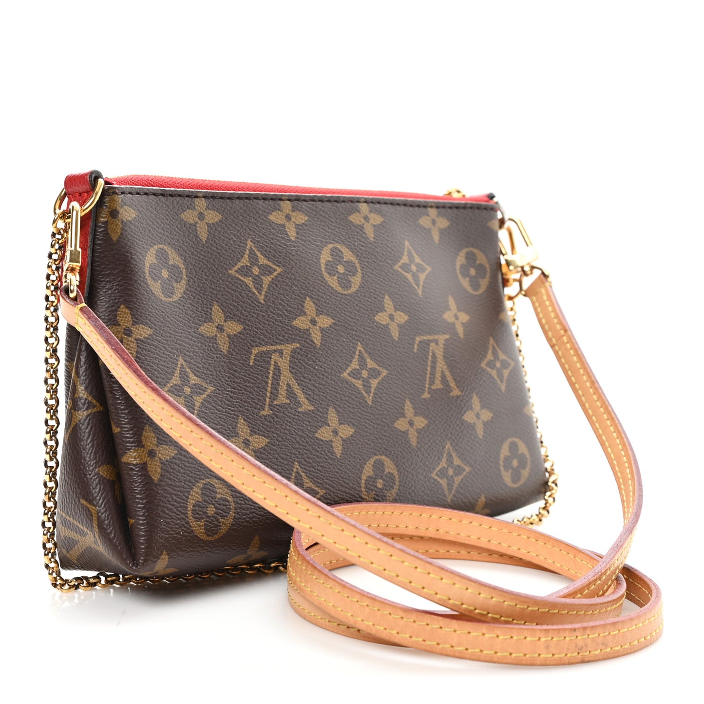 Monogram Pallas Clutch Cherry
