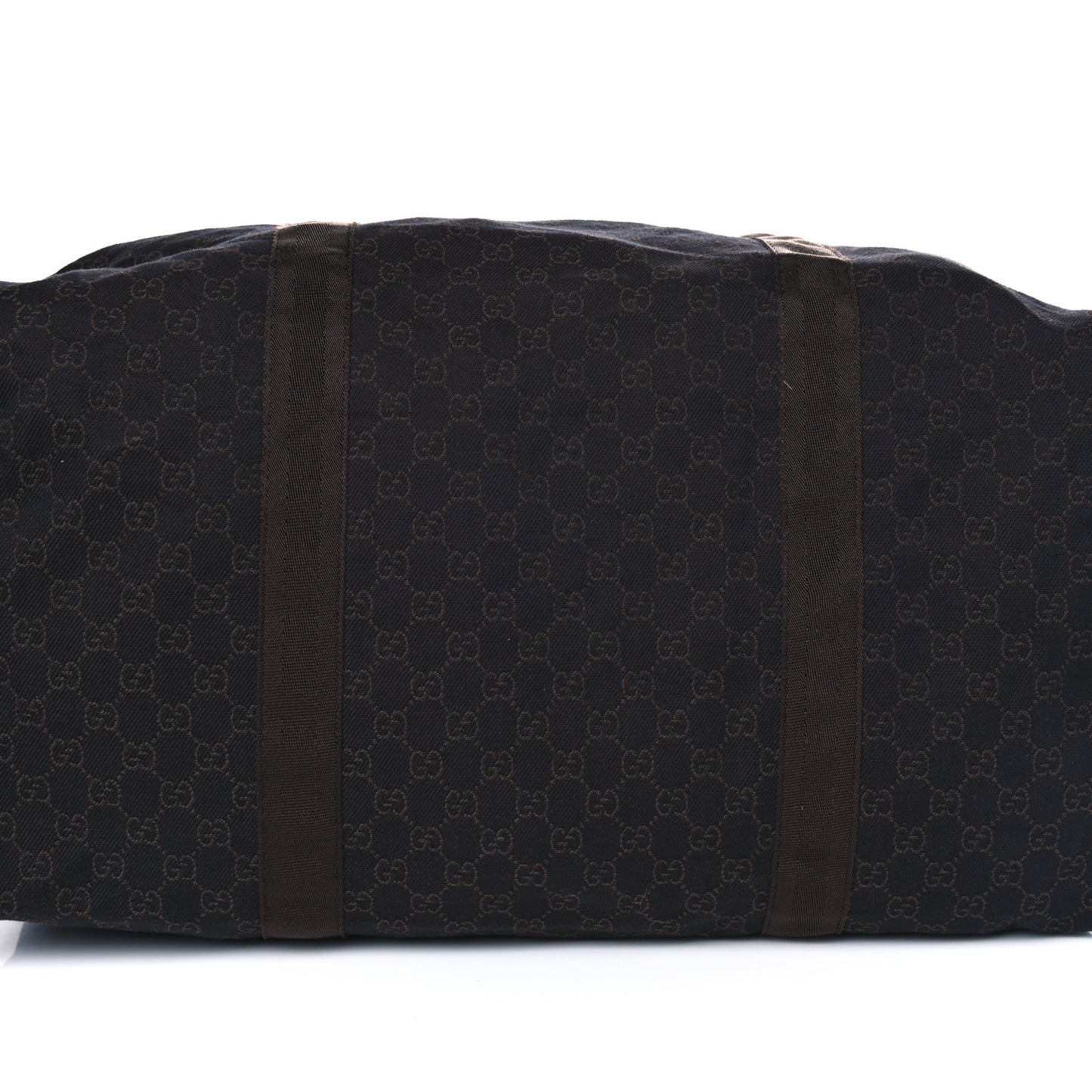 Denim Monogram Large Collapsible Carry On Duffle Bag Brown