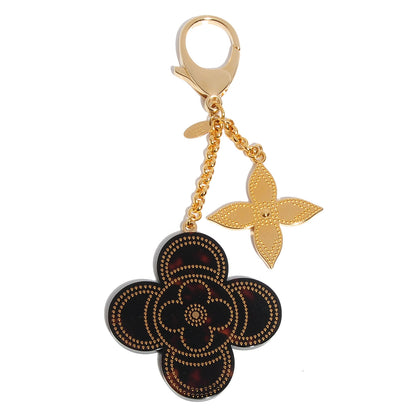 Louis Vuitton Stipply Flower Bag Charm Tortoise 1 of 4