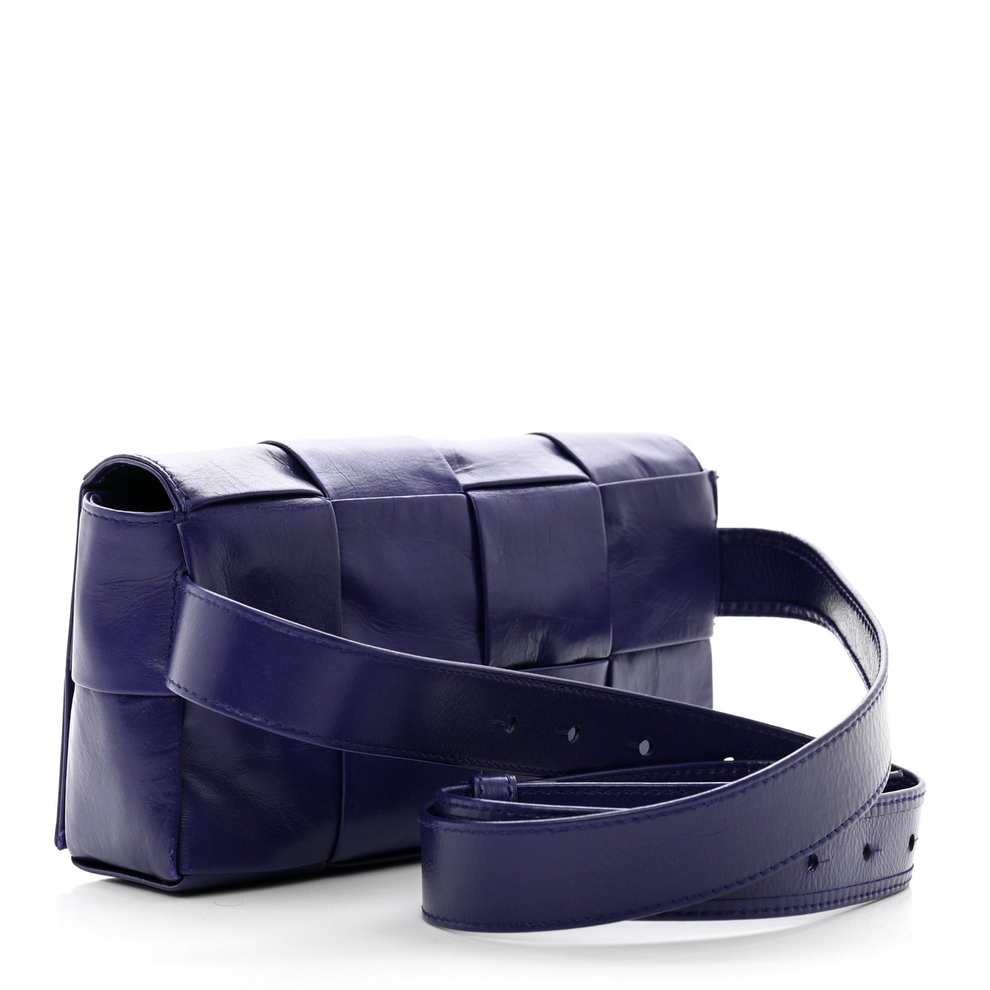 Paper Calfskin Intreccio Cassette Belt Bag Unicorn