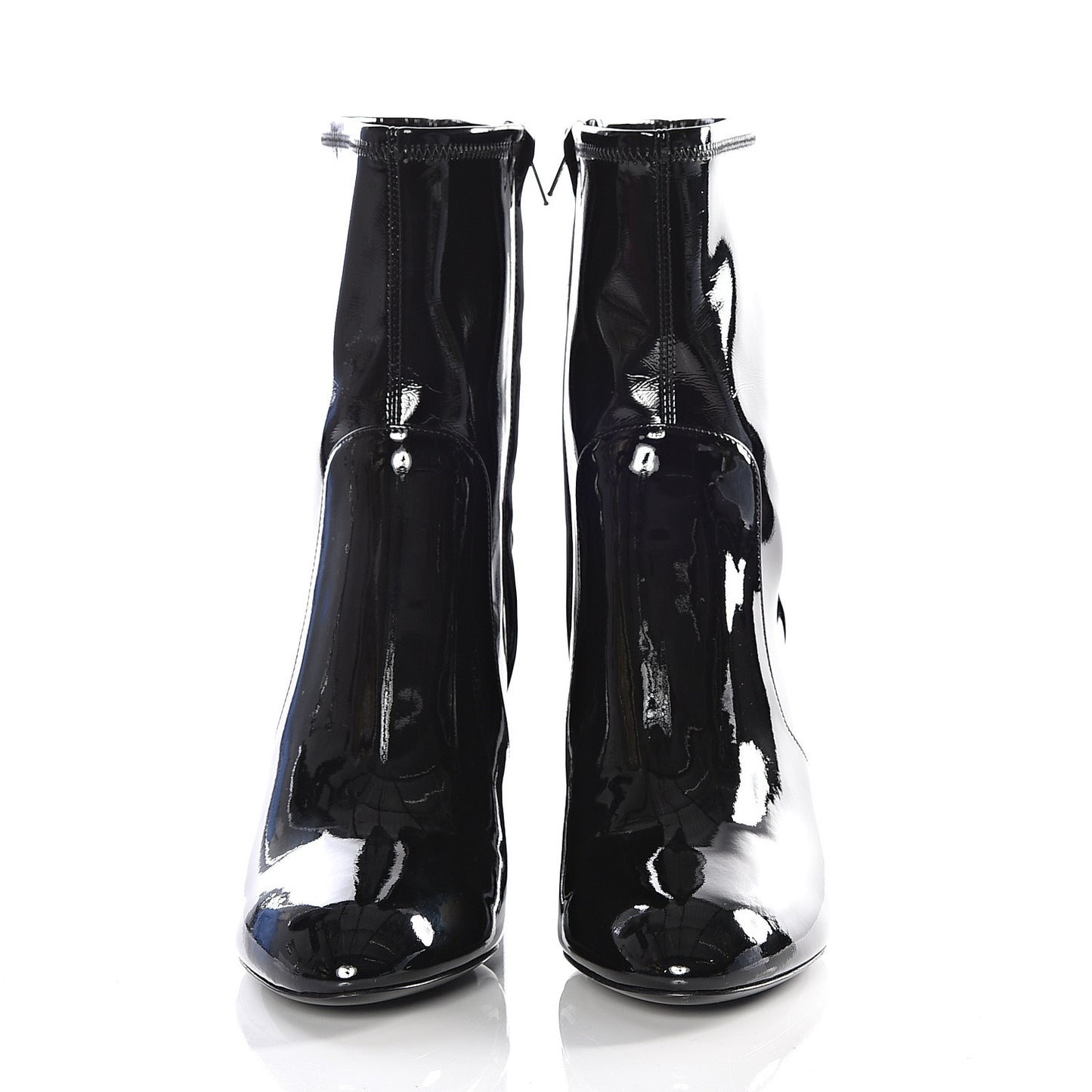 Patent Uniformes Silhouette Ankle Boots 39 Black