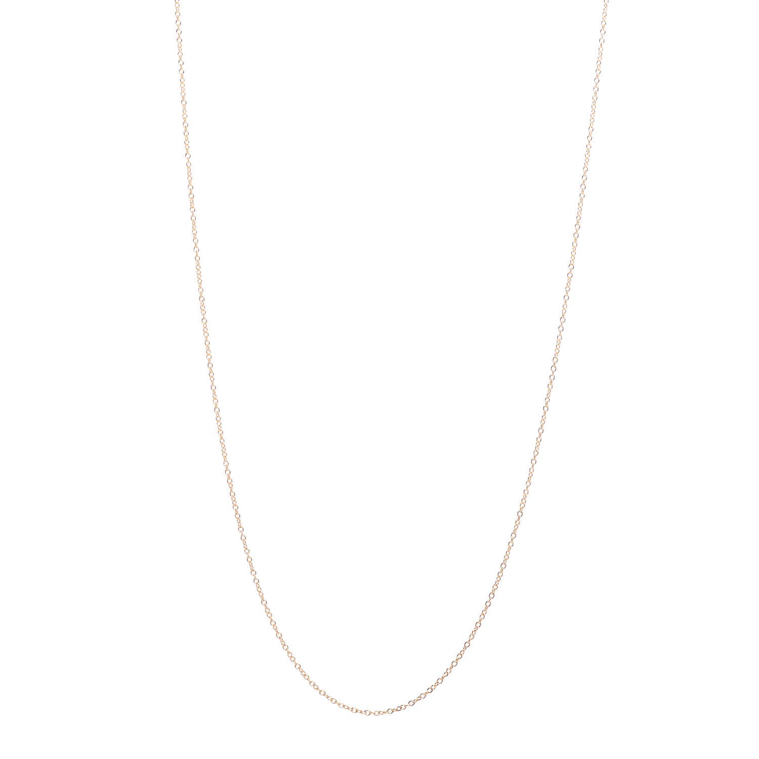 Tiffany 18K Yellow Gold Small Chain Necklace 18" 1 of 4