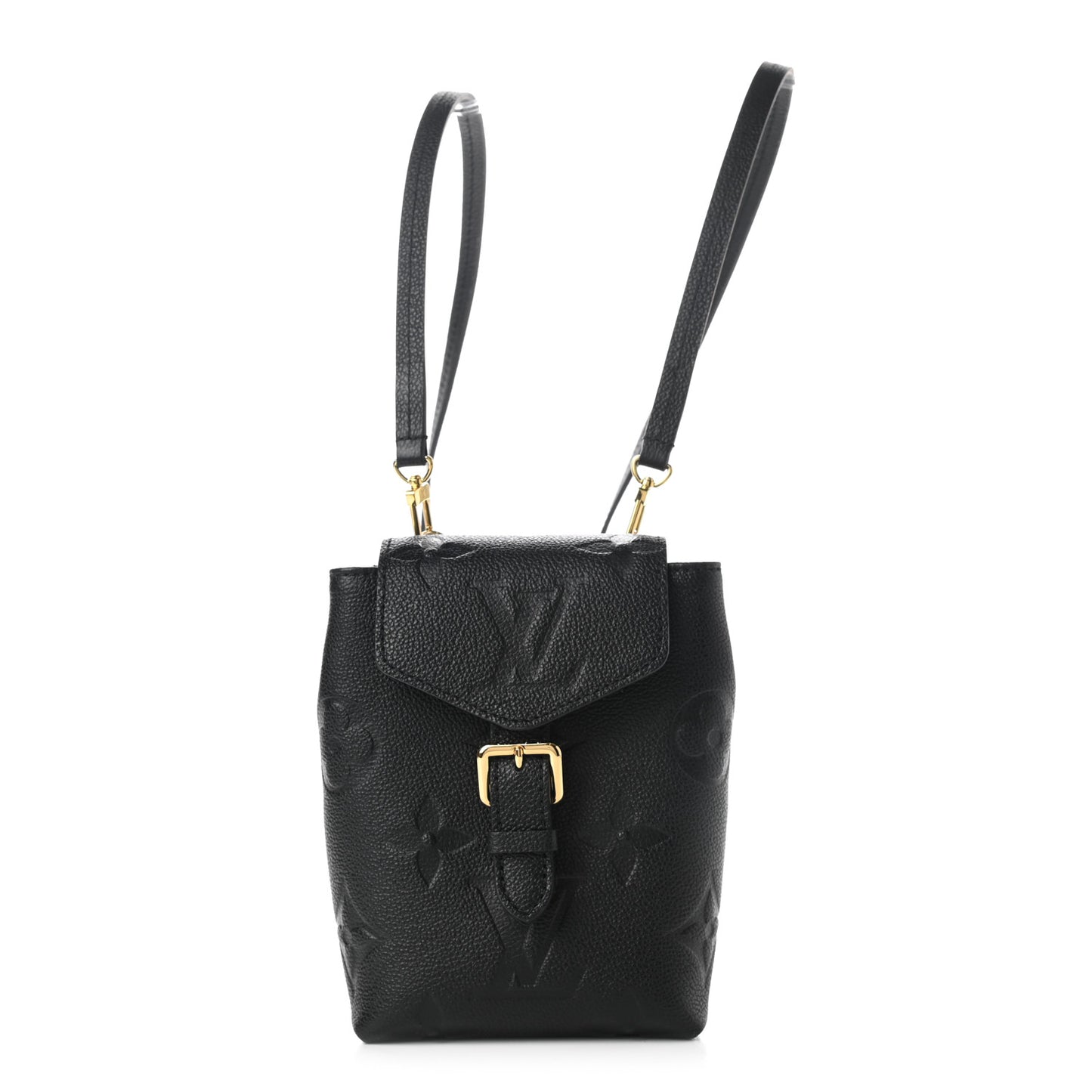 Empreinte Monogram Giant Tiny Backpack Black
