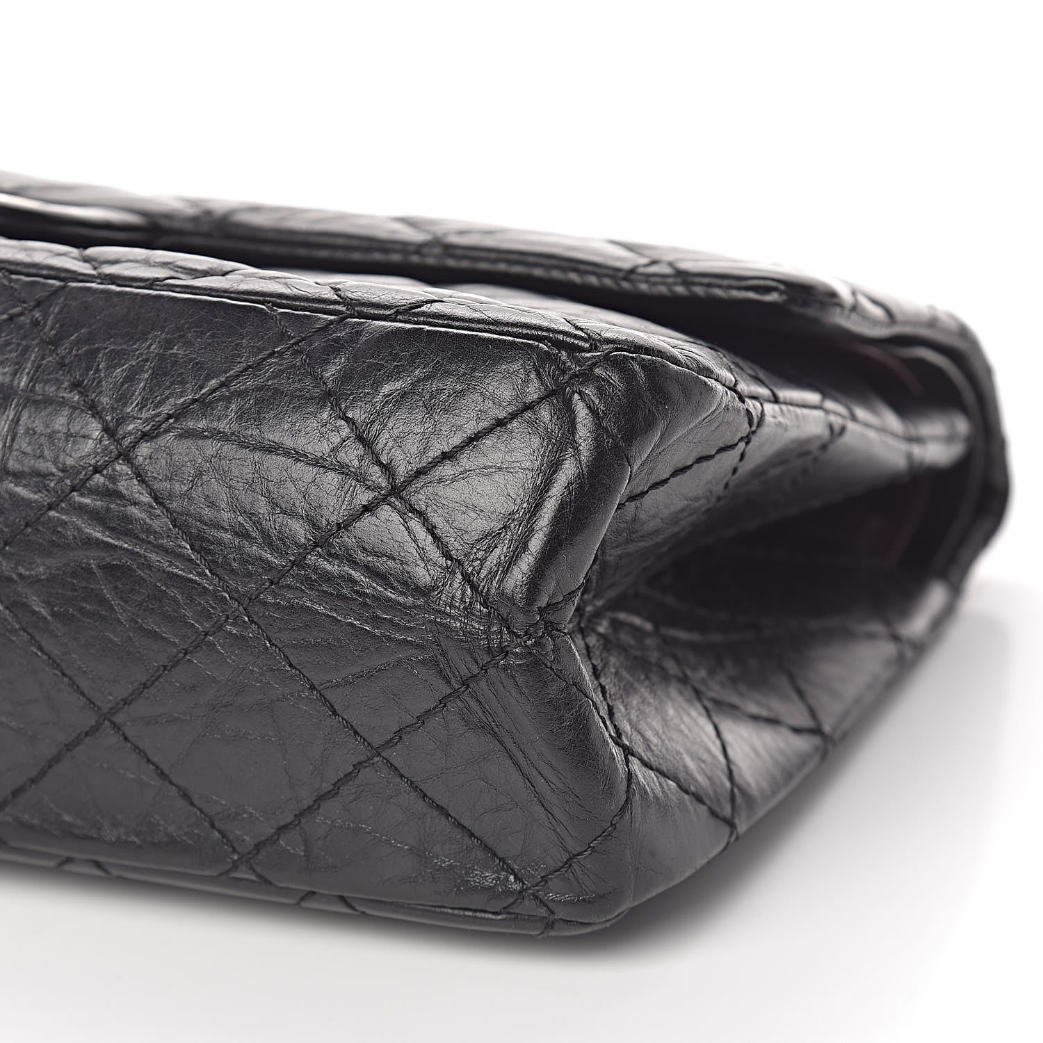 Chanel Aged Calfskin Quilted 2.55 Reissue 226 Flap Black 15 of 16