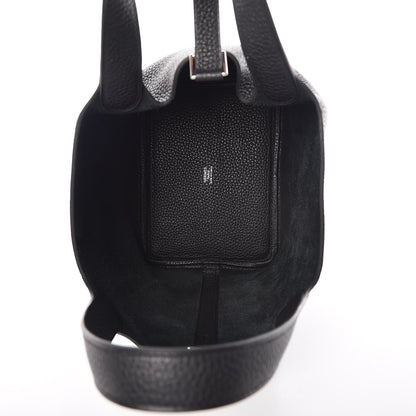 Hermes Taurillon Clemence Picotin Lock 18 PM Black 5 of 12