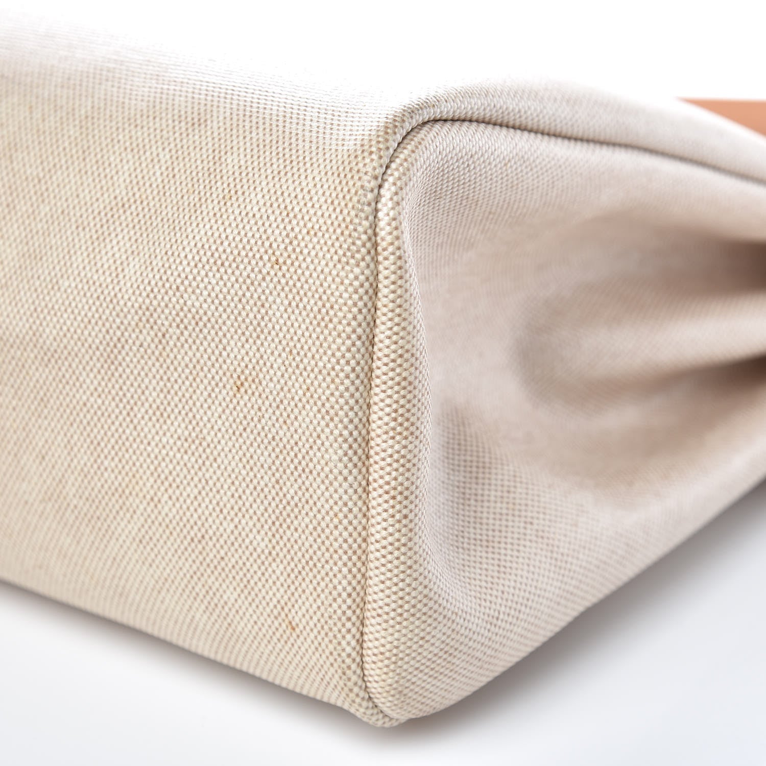 Hermes Toile Vache Calfskin Herbag 36 MM Natural 22 of 22