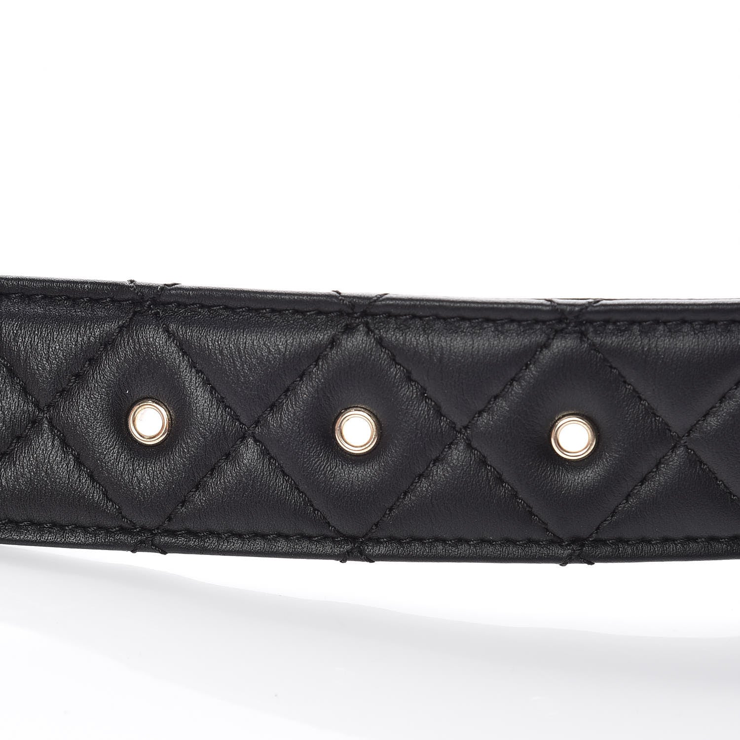 Chanel Lambskin Quilted CC Chain Belt 90 36 Black 7 of 8