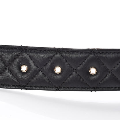 Chanel Lambskin Quilted CC Chain Belt 90 36 Black 7 of 8